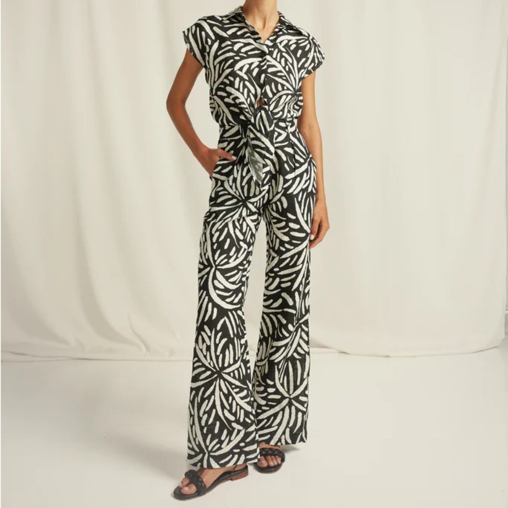 Cala De La Cruz Zohara linen pants
